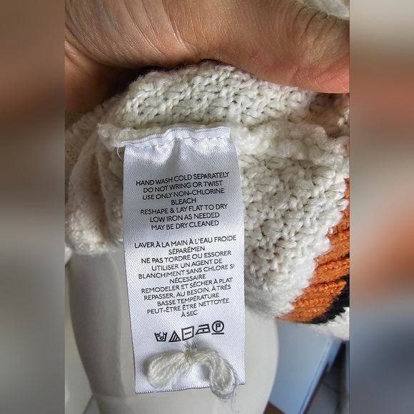 Maeve Anthropologie Willa Cable-Knit Sweater Vest White Size SP $128 - Picture 7 of 8